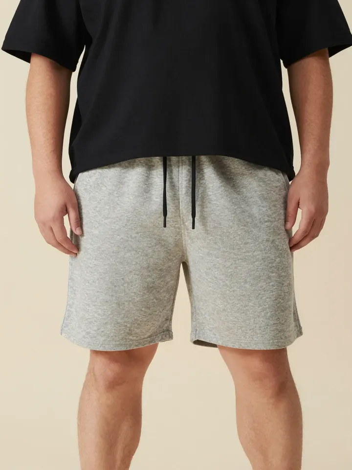 Bermuda de moletom masculina