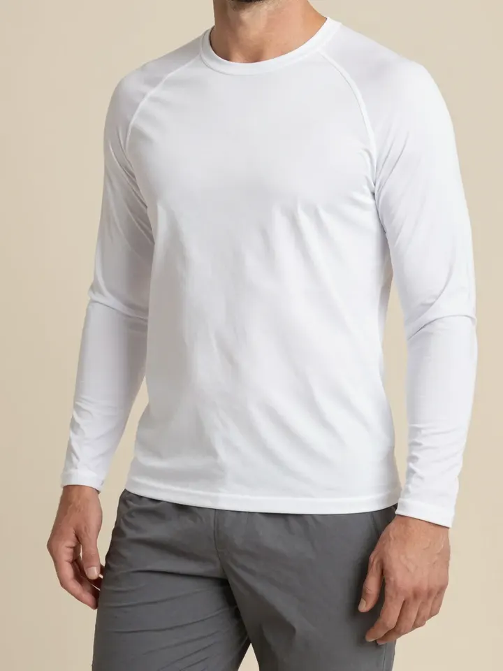 Camiseta UV masculina manga longa