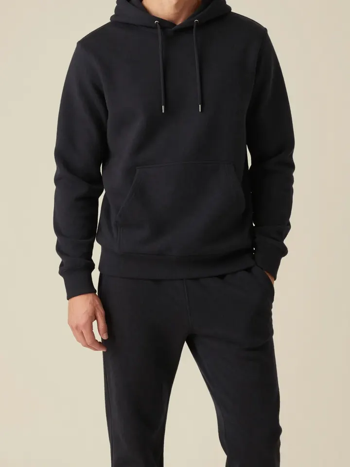 Moletom canguru com capuz masculino